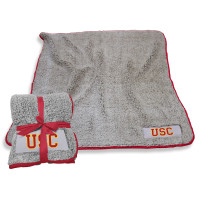 USC Trojans Gray Frosty Fleece Blanket